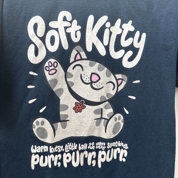Big Bang Theory‎ T-Shirt Unisex Large Soft Kitty Little Ball Fur Sheldon Cooper - Picture 2 of 6